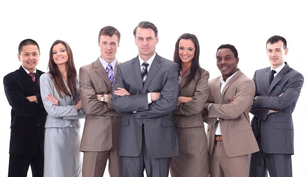 Zakenman en multinationale professionele team — Stockfoto