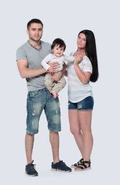 Anne ile oğlu stüdyo çekim
