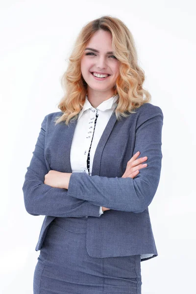 Retrato de uma mulher de negócios sorridente — Fotografia de Stock