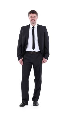 tam büyüme .successful yakışıklı işadamı