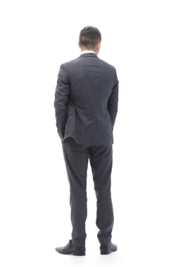 arka view.businessman kopya alanı seyir