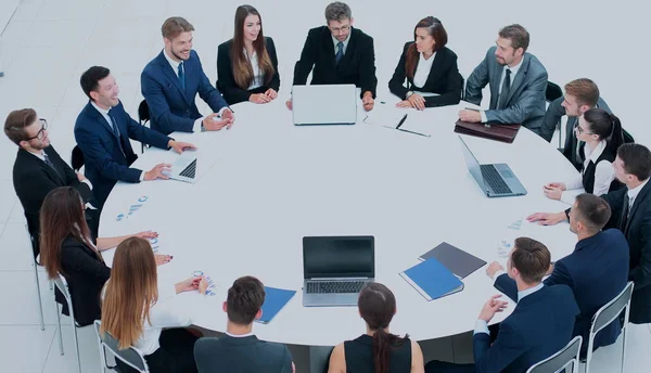 Conferência de negócios. Reunião de negócios. Empresários em formação — Fotografia de Stock