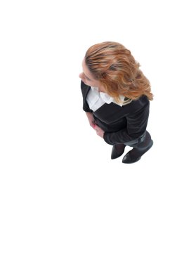 top.modern iş kadın .isolated görüntülemek