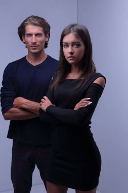 closeup.Upset genç Çift.