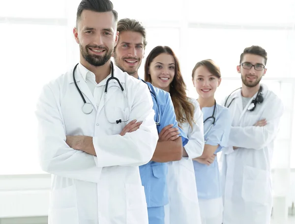 Retrato de los principales miembros del centro médico — Foto de Stock