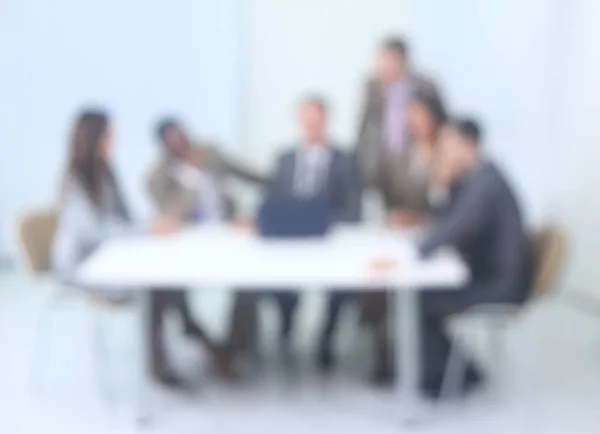 Blurred image of business team.business background — Stock Photo, Image