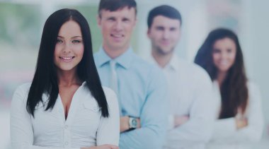 takım work.a kadın lideri bir iş takım ve colle kavramı