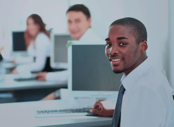 Zakenmensen ontmoeten conferentie discussie corporate concept — Stockfoto