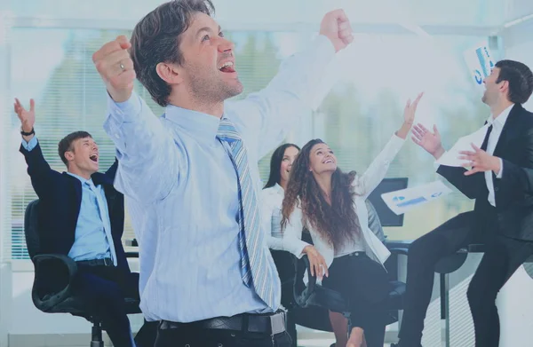 Retrato de grupo empresarial de sucesso feliz — Fotografia de Stock