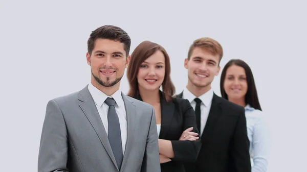 Group of business people at workplace — Stock Photo, Image