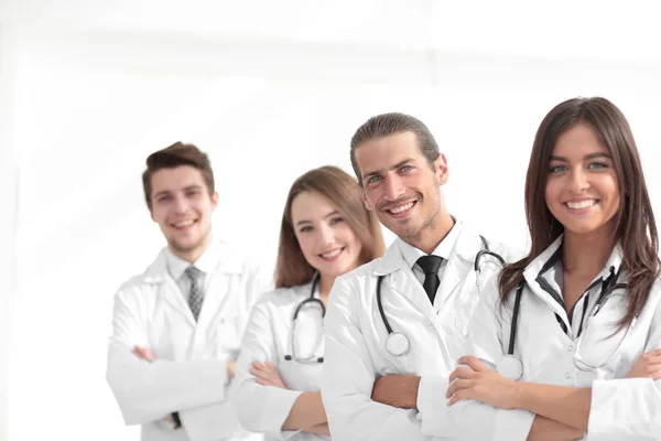 Employees of the medical center. Stock Picture