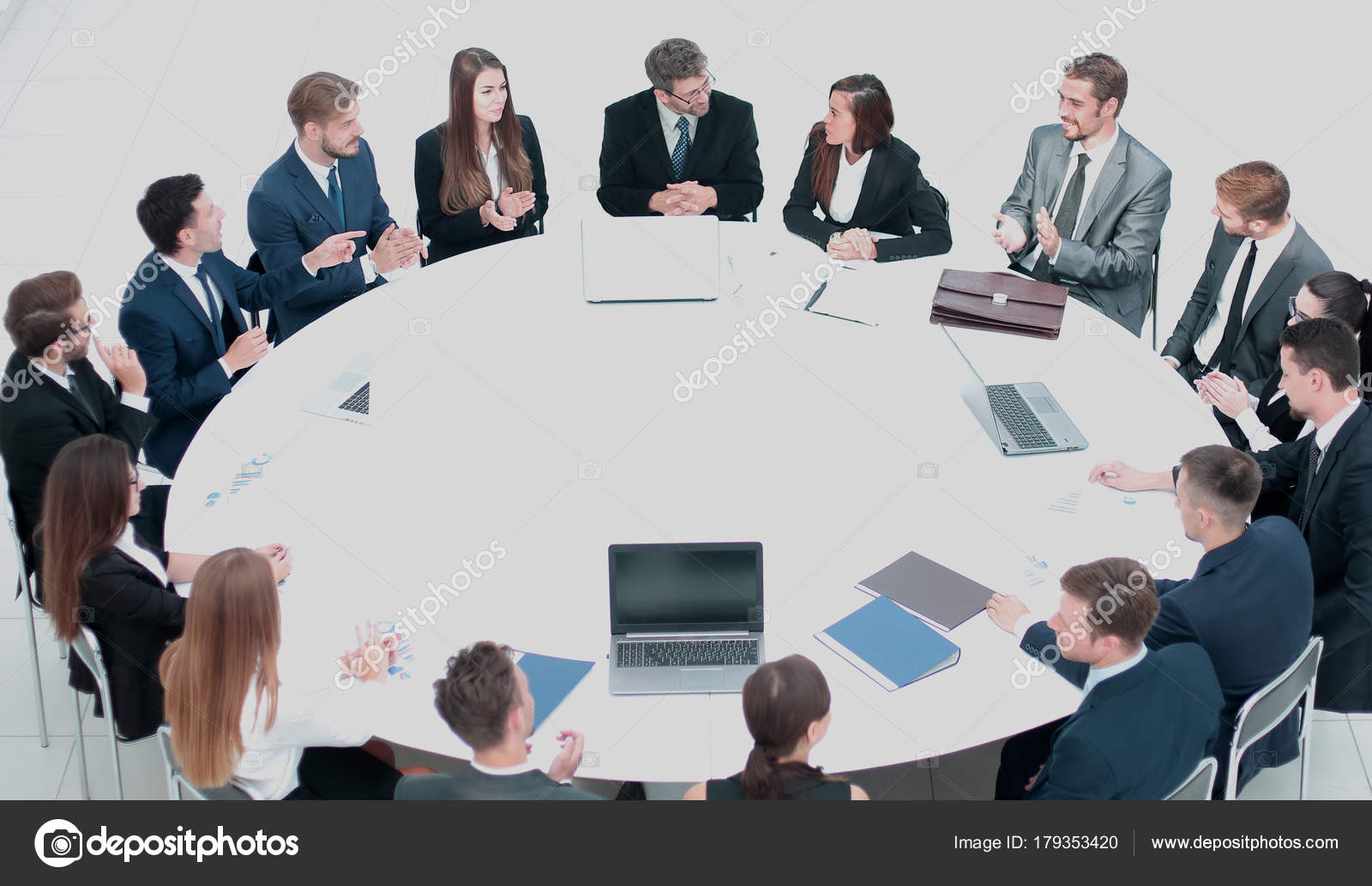Business Conference Meeting People In Formal Stock Photo By Depositedhar 179353420 Business Conference Meeting, Conference Round Table Discussion