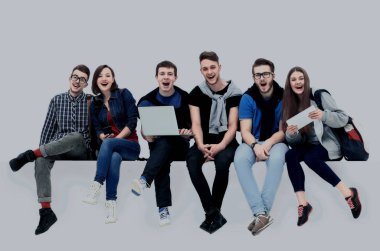 Nedensel grup izole katta oturan insan