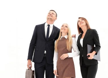 geleceğe bakmak profesyonel iş takım. iş kavramı.