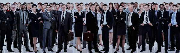 Group of business people. Isolated over white background