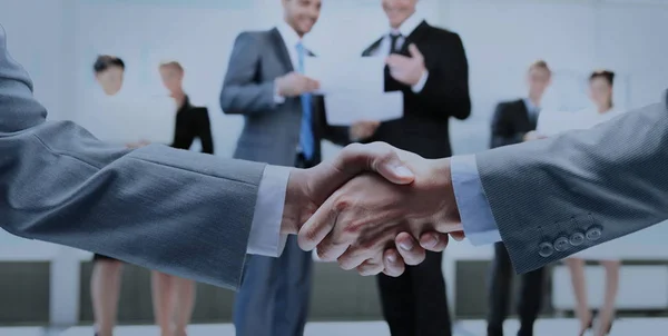 Business handshake a business people — Stock fotografie