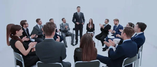 Geschäftsleute treffen Konferenz Diskussion Unternehmenskonzept — Stockfoto