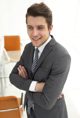 closeup.a başarılı genç adam