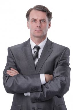 tatlı yakışıklı işadamı portresi.