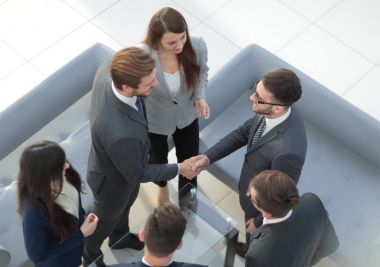 Kişi, iş ve kurumsal genel kavram - in de toplantı iş takım