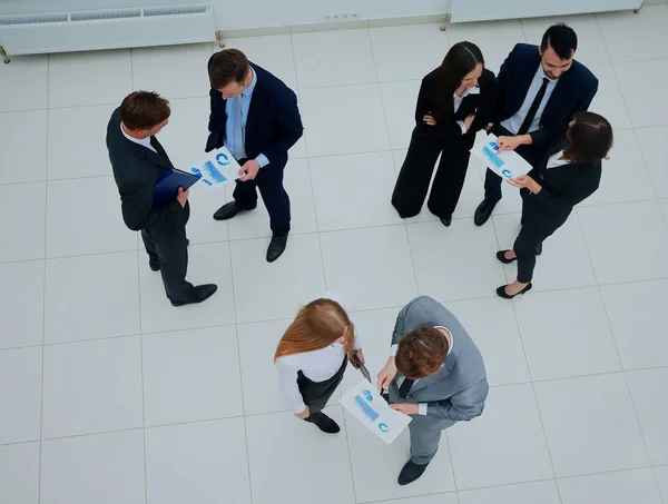 Visão superior dos empresários — Fotografia de Stock