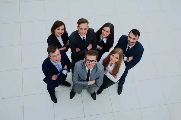 Bovenaanzicht van mensen uit het bedrijfsleven — Stockfoto