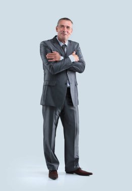 tam büyüme. modern iş adamı portresi.