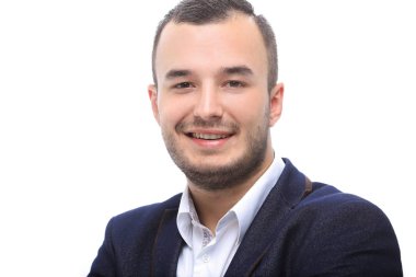 portre yüz emin iş kişinin.