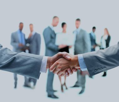 izole iş arka plan üzerinde karşılıklı .