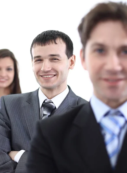 Hombre de negocios y equipo de negocios exitoso — Foto de Stock