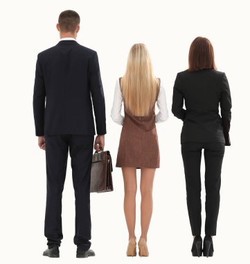 Dikiz aynası. İş ekibi boş alanı dört gözle bekliyor.