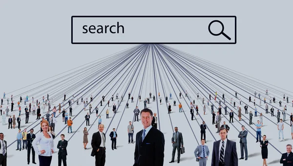 People search. business concept — Stock Photo, Image