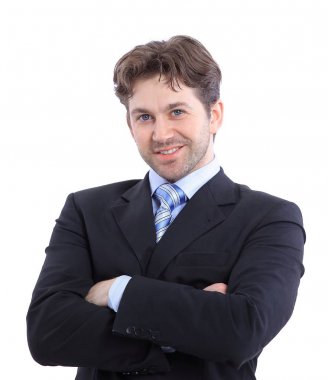 tam büyüme. başarılı bir iş adamı portresi