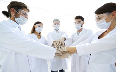 bir grup profesyonel doktor.