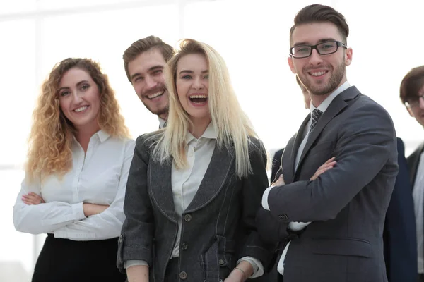 Closeup.friendly business team. — Stock Photo, Image