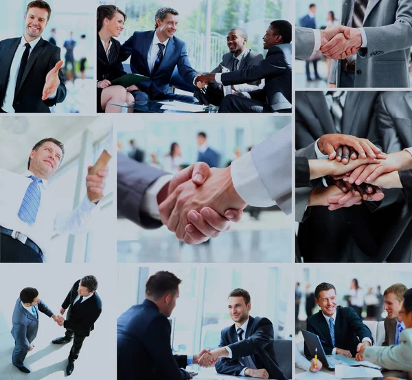 Business people shaking hands. — Stock Photo, Image