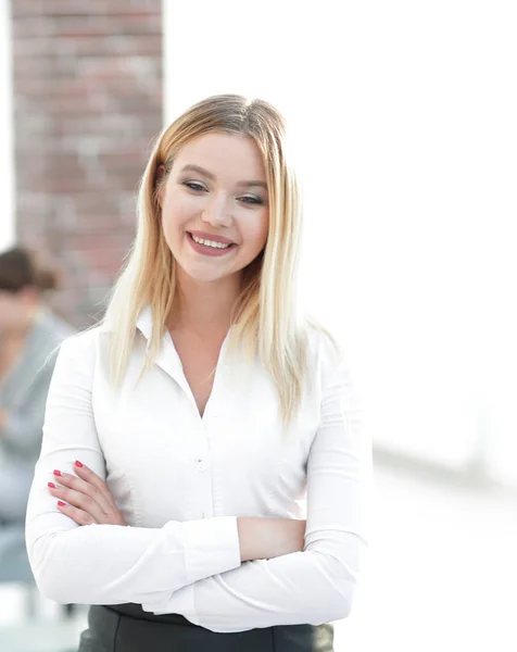 Retrato de una joven empresaria —  Fotos de Stock