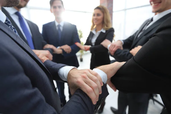 Nahaufnahme. geeintes Wirtschaftsteam . — Stockfoto