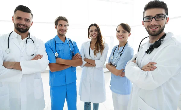 Retrato de los principales miembros del centro médico — Foto de Stock