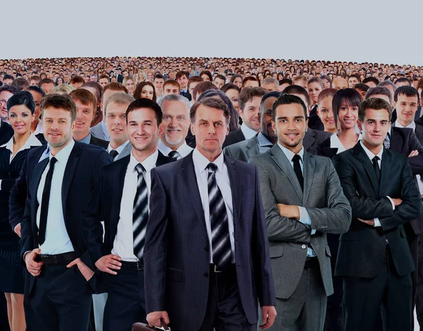 Grande gruppo di imprenditori . — Foto Stock