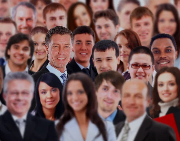 Crowd of a business people. — Stock Photo, Image