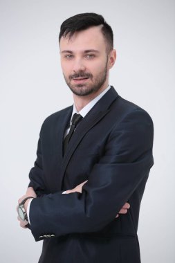 Önünüzdeki katlanmış silah ile üst düzey Yöneticisi