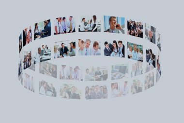 Business collage made of some business pictures