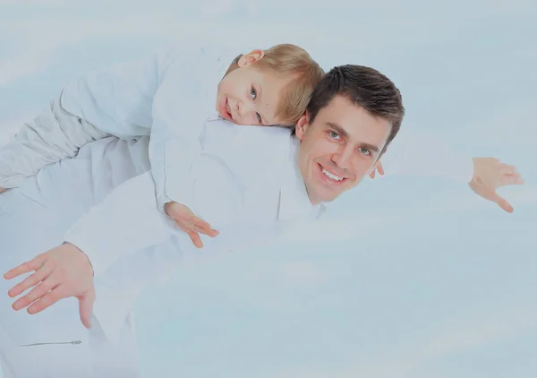 Father holding his son. — Stock Photo, Image