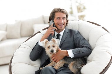 Evet ve onun pet holding iş adamı
