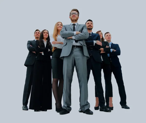 Young attractive business people - the elite business team. — Stock Photo, Image