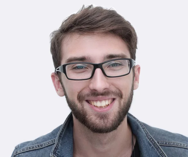 Portrait of a modern young man in spectacles — Stock Photo, Image