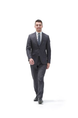 Alt görünümü. Executive işadamı ileri gider