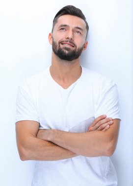 genç bir adamın closeup.Dreams