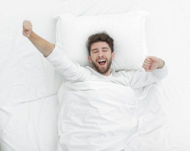 arka plan görüntüsü güzel adam uyanma.